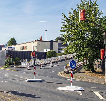 Baustellenabsicherung in Remscheid, Dorfmühlenstraße