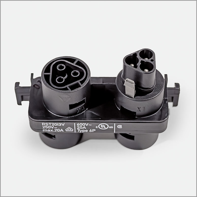 Batterie-Umschalter mit SR  50  -  Stecker